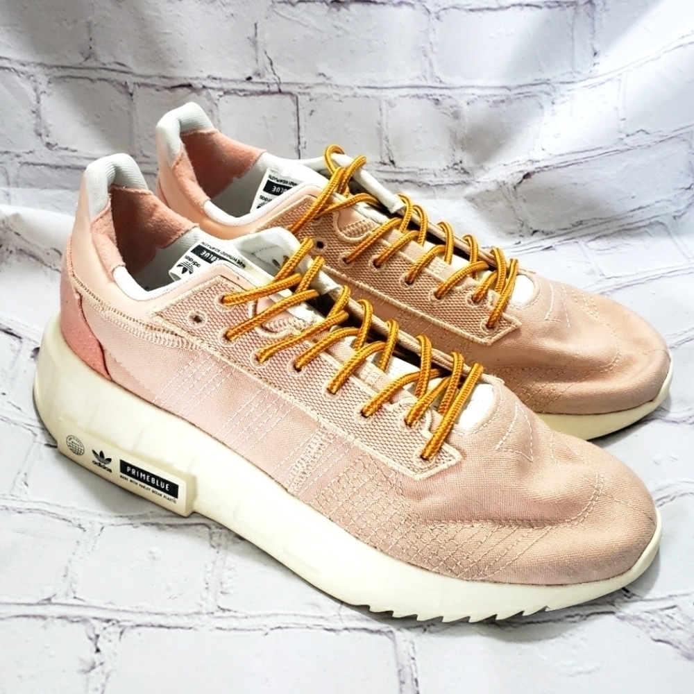 Adidas Original Geodiver Primeblue Sneakers Womens Size 8.5 Salmon Pink Eco